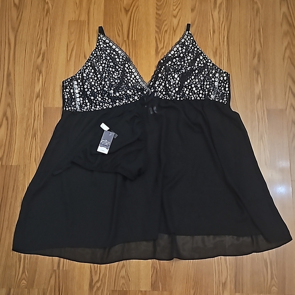 Cacique Other - ❌❌❌ SOLD ❌❌❌ NWT Cacique Seriously Sexy Babydoll 2-Piece Lingerie Set/ 34-36